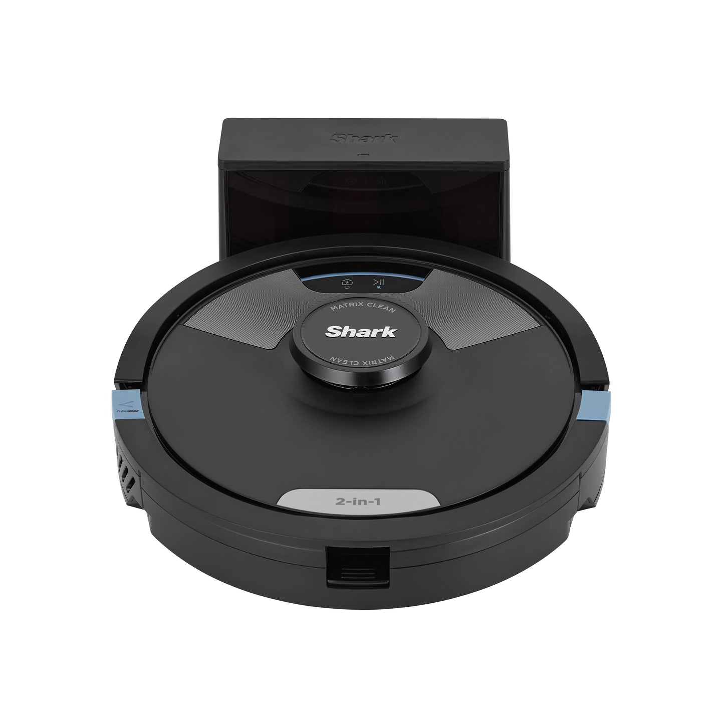 Shark Matrix Plus 2-in-1 Robot Vacuum & Mop with black storage block